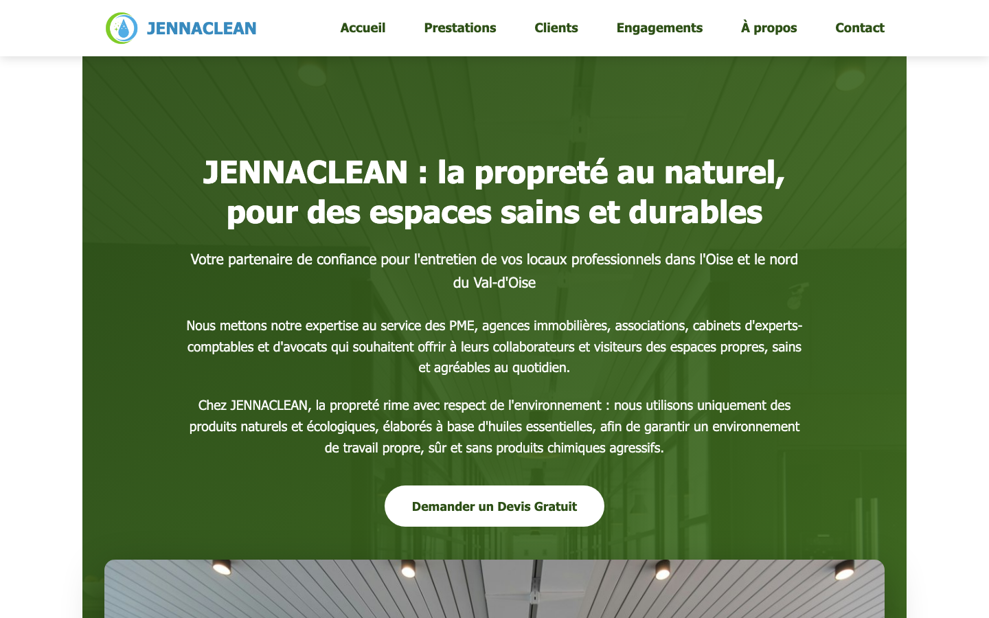 Aperçu du site Jenna Clean